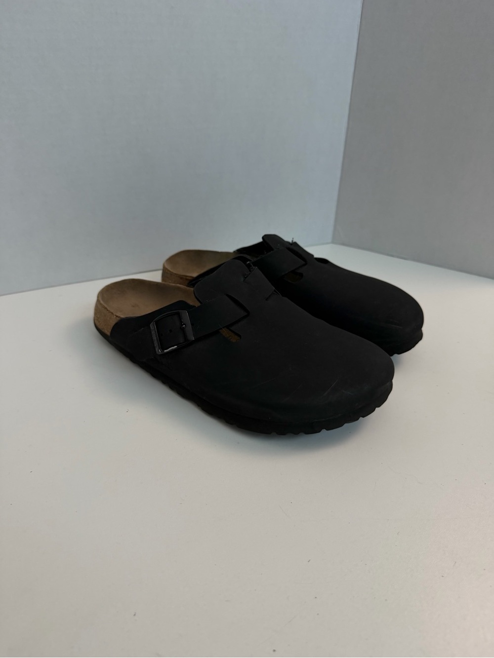 Birkenstock Clogs Boston Birki’s Potato Slip On Comfort Travel Lightweight Black